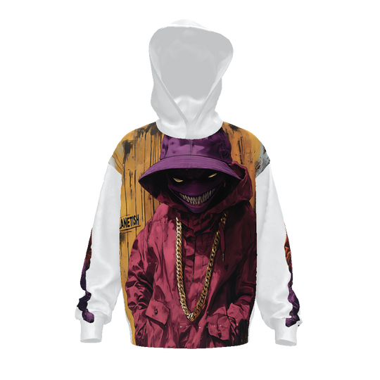 FROM “THE HOUSE OF OFFPLANETISH “ THE OFFPLANET COLLECTION Streetwear All-Over Print Unisex Drop Shoulder Oversized Hoodie